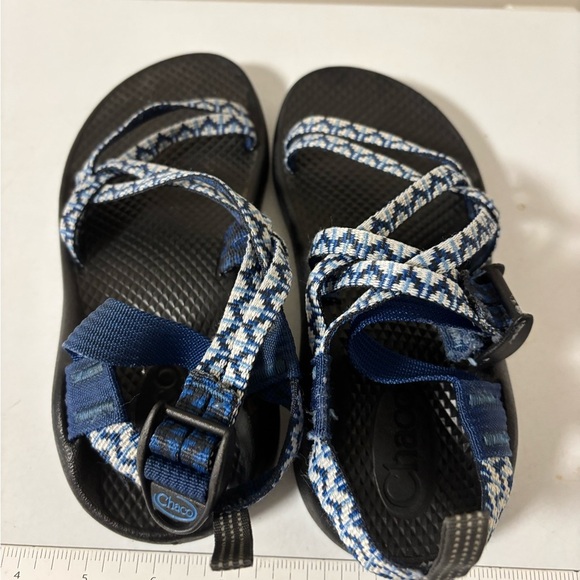 Chaco sandals girls size 2 spring summer black blue - Picture 3 of 7